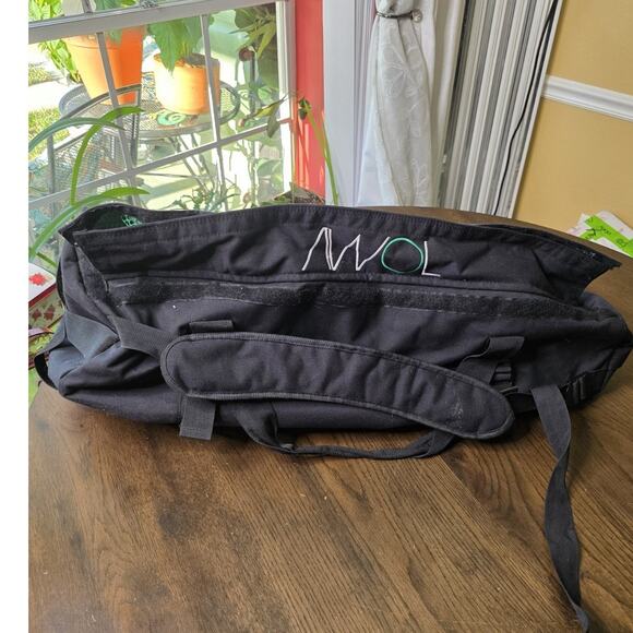 AWOL (Quilted Odor Lock) XL Black Smell Proof Duffel Bag 33" x 15" x 15" - Picture 1 of 16